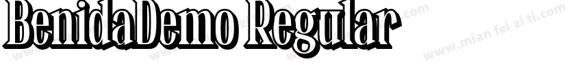 BenidaDemo Regular字体转换
